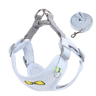 UAMLY Ensemble de laisse pour chat (bleu)