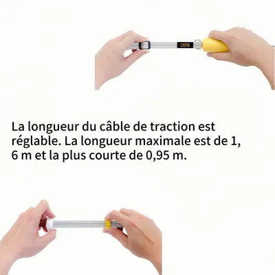 FurryFusion Laisse élastique réfléchissante pour chien