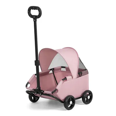 ZenPets Poussette pour chiens et chats - Pliable, portable, avec auvent