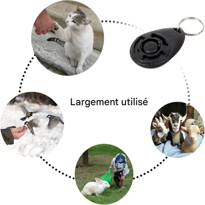 IntiMeg Sifflet et clicker pour dressage de chien
