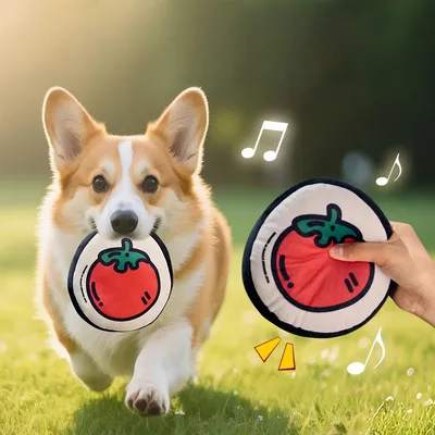 Petopia Jouet pour chien en forme de tomate