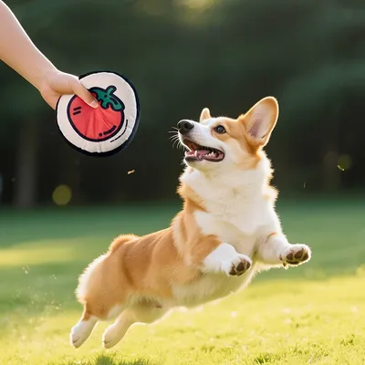 Petopia Jouet pour chien en forme de tomate