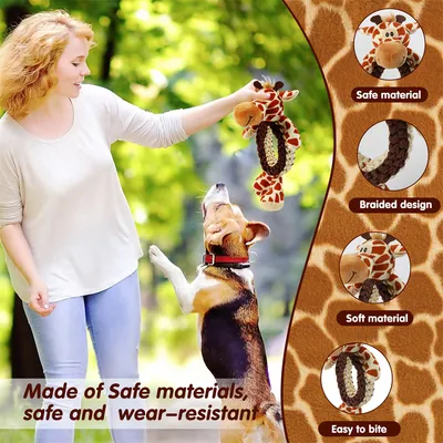 IntiMeg Jouet de Tresse en Corde pour Chien