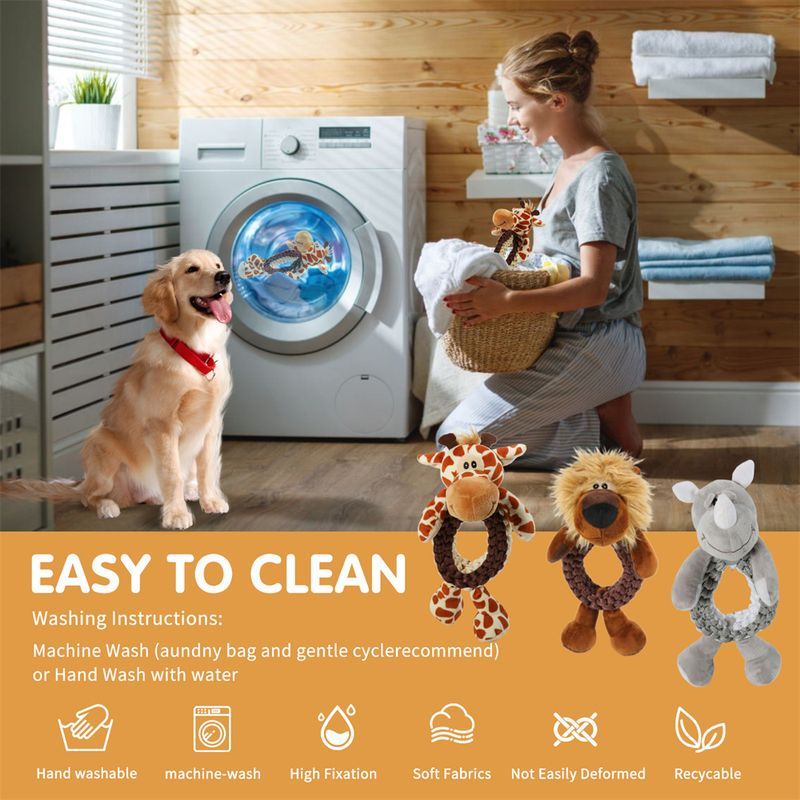 IntiMeg Jouet de Tresse en Corde pour Chien
