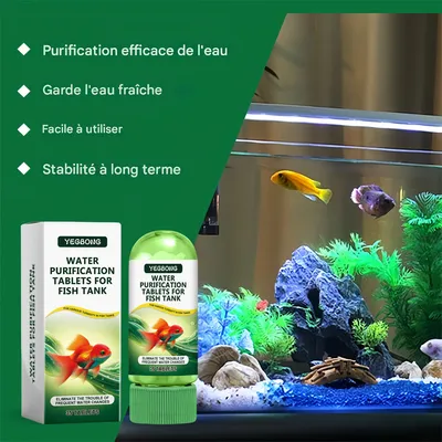 Pet Planet Pastilles de purification d'eau pour aquarium