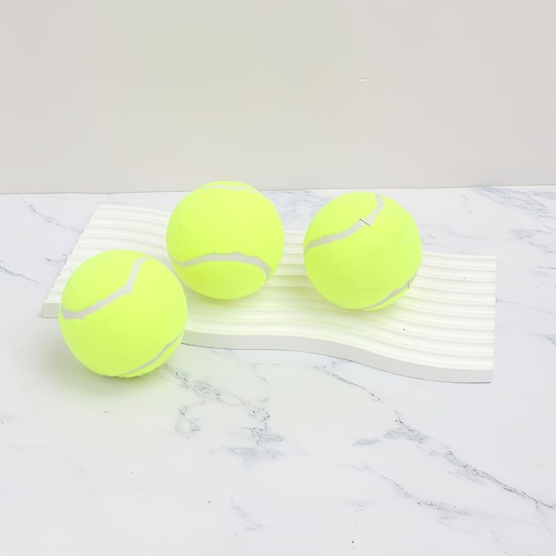 FurryFusion Lot de 3 balles de tennis extensibles pour chien