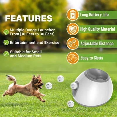 Petopia Lanceur de balles automatique pour chien