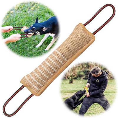 IntiMeg Bâton à mordre en jute pour chien Une pièce