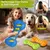 IntiMeg Jouet Squeaky os en TPR pour chien en 3 pièces