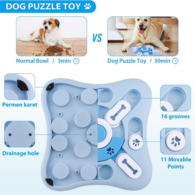 IntiMeg Jeu d'Intelligence pour Chiens