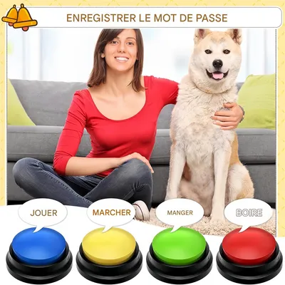 Pet Planet Boutons de communication pour chiens