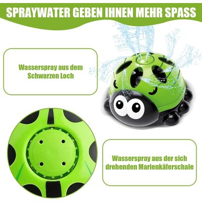Jouet d'arrosage aquatique rotatif - Portable, pour chiens