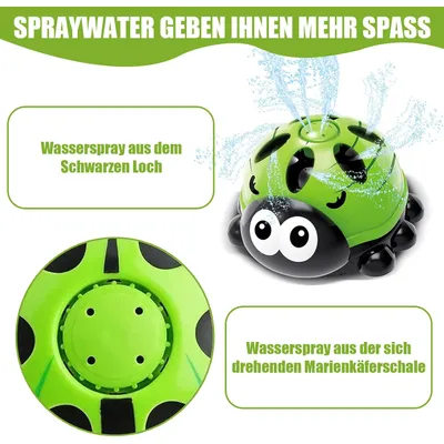 ZenPets Jouet d'arrosage aquatique rotatif - Portable, pour chiens