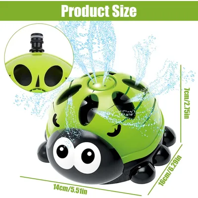 Jouet d'arrosage aquatique rotatif - Portable, pour chiens