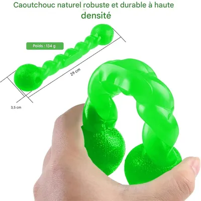 IntiMeg Jouet en caoutchouc spirale pour chien