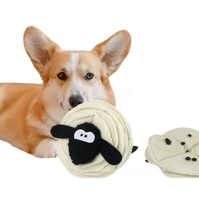FurryFusion Jouet en peluche pour chien mouton
