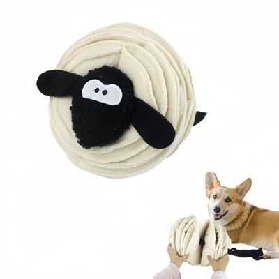 FurryFusion Jouet en peluche pour chien mouton
