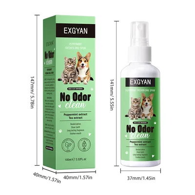 IntiMeg Spray de limpieza bucal para gatos y perros