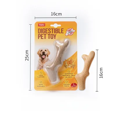 Petopia Os de mâchonner en forme de corne de cerf pour chien