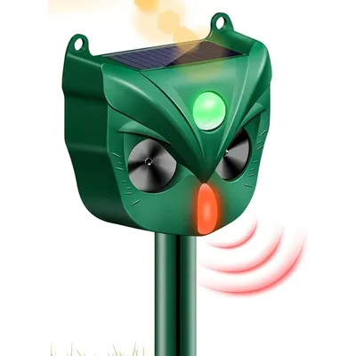 UAMLY Repelente ultrasónico solar para gatos