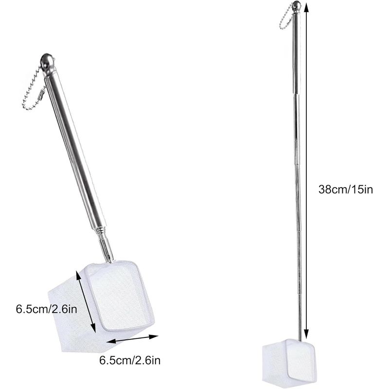 ZENITHMIND Filet pour d'aquarium Mini Réglable Télescopiques (2)