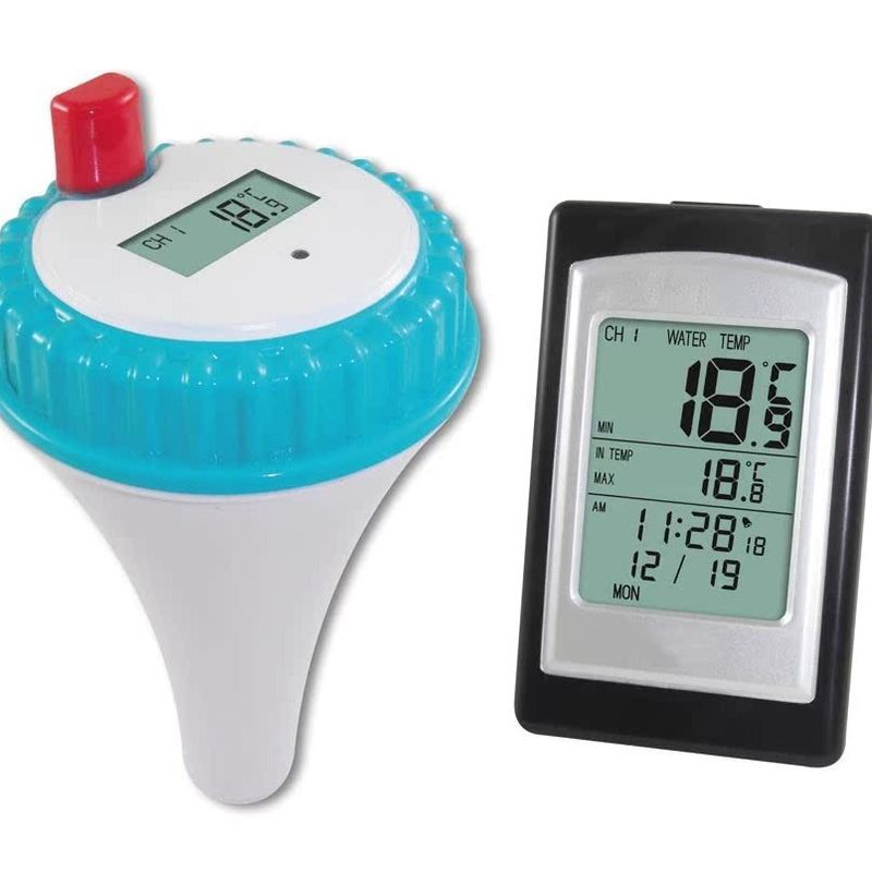 ZENITHMIND Thermomètre de Piscine sans Fil à Distance avec