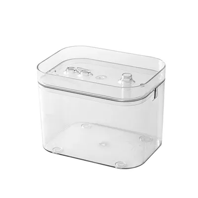 ZENITHMIND Aquarium Transparent avec Couvercle,Pompe à air USB