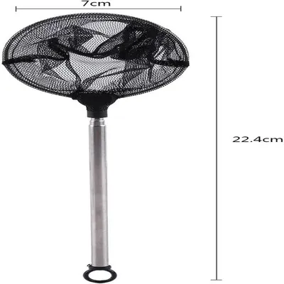 ZENITHMIND Filet de Pêche pour Aquarium avec Poignée Réglable