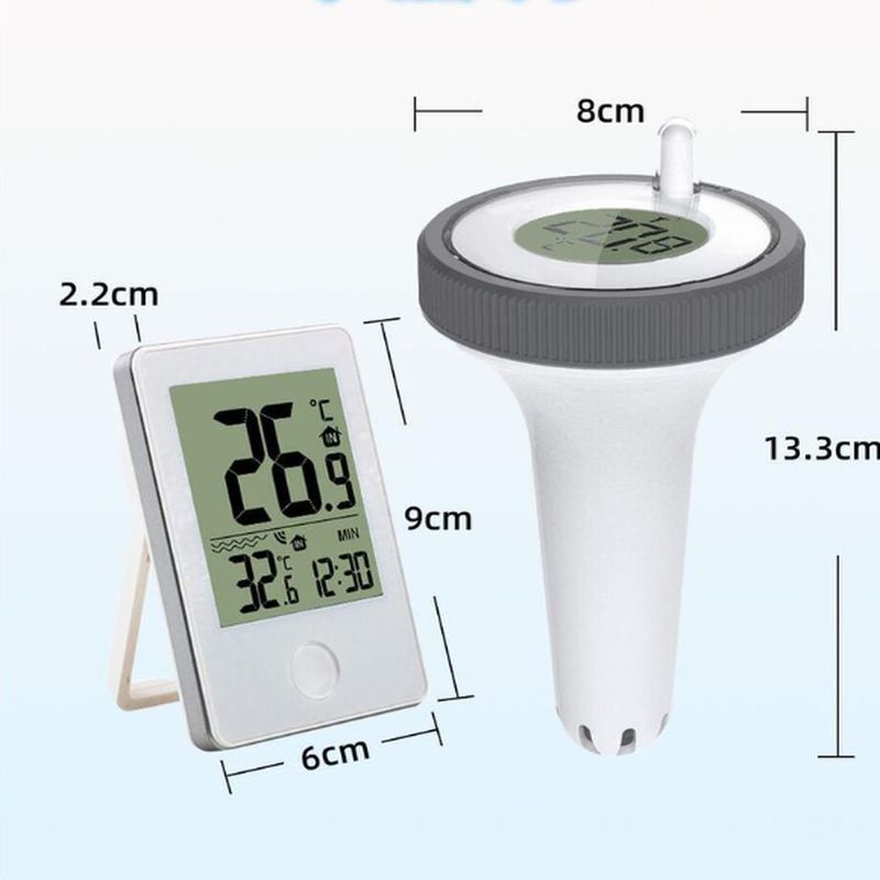 ZENITHMIND Thermomètre Piscine Flottant Electronique