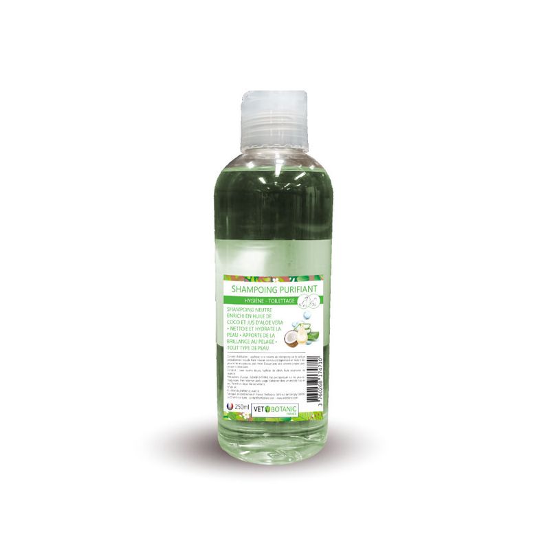 SHAMPOING PURIFIANT - Hygiène et toilettage du chien et du chat