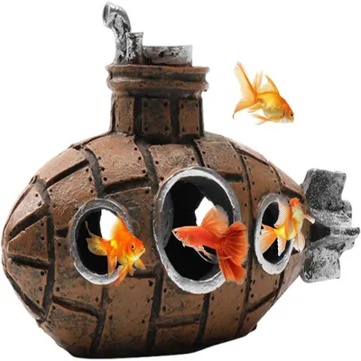 ZENITHMIND Sous-Marin Aquarium Decoration,pour aquarium pour Betta