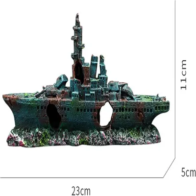 ZENITHMIND Décoration pour Aquarium, Polyrésine ,Aquarium en Polyrésine