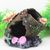 ZENITHMIND Aquarium Ornement Vue sur Rocheux sous Forme de Cave avec