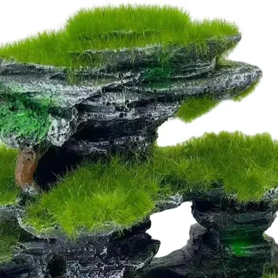ZENITHMIND Aquarium Vue sur Pierre résine Aquarium décoration grottes