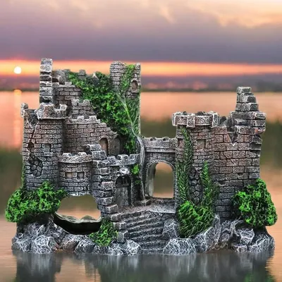 ZENITHMIND Décoration pour Aquarium, Polyrésine, Résine Fish Tank Ornement ZENITHMIND Décoration pour Aquarium, Polyrésine, Résine Fish Tank Ornement