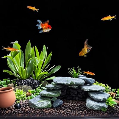 ZENITHMIND Décoration Aquarium en Résine, pour Poisson à se Reproduire
