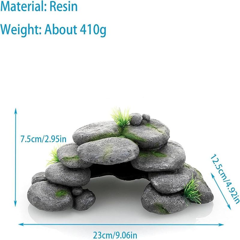 ZENITHMIND Décoration Aquarium en Résine, pour Poisson à se Reproduire