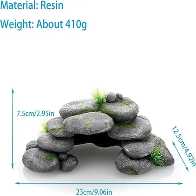 ZENITHMIND Décoration Aquarium en Résine, pour Poisson à se Reproduire