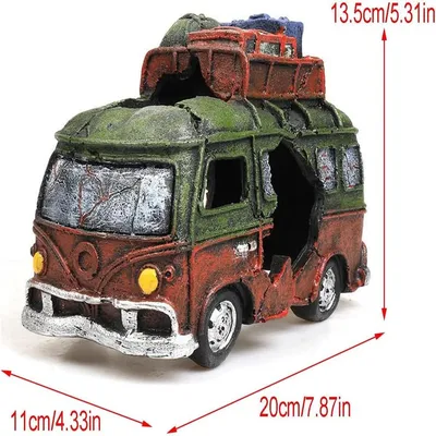 ZENITHMIND Décoration pour Aquarium,Voitures Aménagement paysager