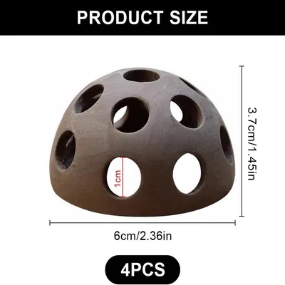 ZENITHMIND Lot de 4 cachettes en céramique pour aquarium,animaux aquatiques