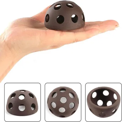 ZENITHMIND Lot de 4 cachettes en céramique pour aquarium,animaux aquatiques