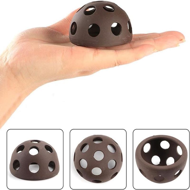 ZENITHMIND Lot de 4 cachettes en céramique pour aquarium,animaux aquatiques