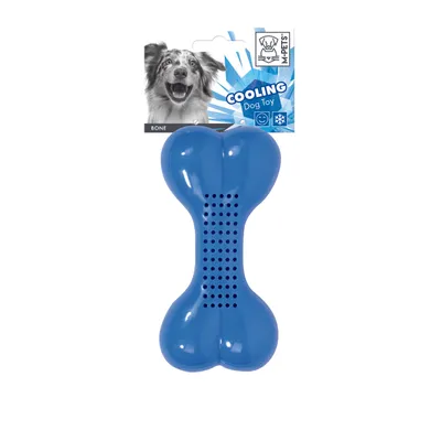 M-PETS - COOLING Jouet pour chien OS - Bleu