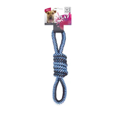 M-PETS - TWIST Node Pink, Yellow & Blue Cotton rope