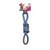 M-PETS - TWIST Node Pink, Yellow & Blue Cotton rope
