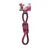 M-PETS - TWIST Node Pink, Yellow & Blue Cotton rope