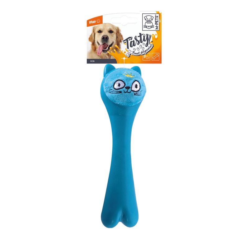 M-PETS - ROB Jouet Distributeur de friandises - TPR - Bleu