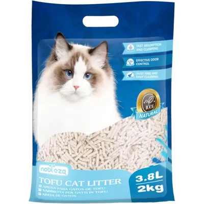 ZENITHMIND Sable pour chat tofu biodégradable – 3,8 litres