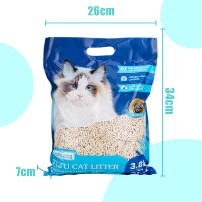 ZENITHMIND Sable pour chat tofu biodégradable – 3,8 litres