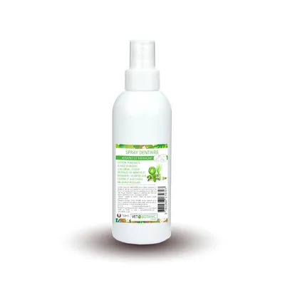 SPRAY DENTAIRE EAUX FLORALES CHIENS ET CHATS - Assainit et rafraichit SPRAY DENTAIRE EAUX FLORALES CHIENS ET CHATS - Assainit et rafraichit